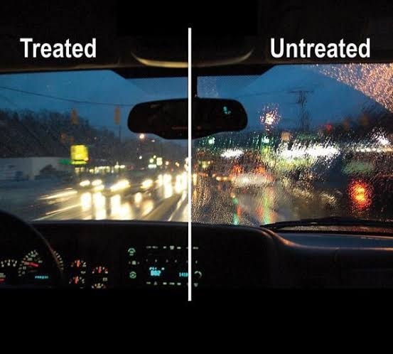 Windshield coating for cars